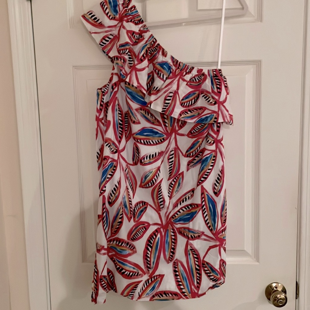 J. Crew one shoulder M dress